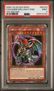 Chaos Emperor Dragon *PSA MINT 9* RA03-EN133 * Plat Secret Rare *2024* Yugioh - Picture 1 of 2