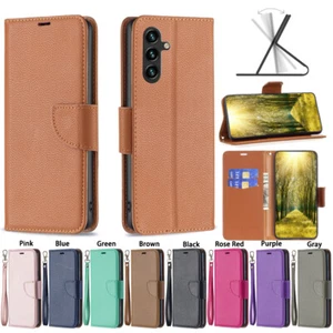 Für Samsung Galaxy A56 A36 A16 A06 Magnet Leder Ständer Karte Wallet Case Hülle - Bild 1 von 30