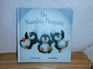 JELLYCAT THE NAUGHTY PENGUINS CHILDREN'S BOARD BOOK NEW - Imagen 1 de 5