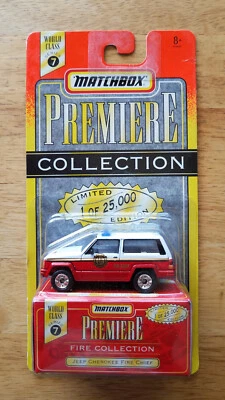 Matchbox Premiere Collection Jeep Cherokee Fire Chief - Image 1 of 2