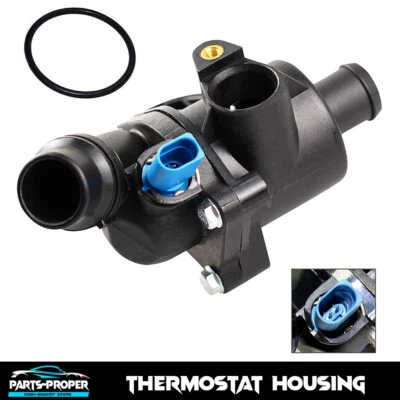 Carcasa termostato compatible con Audi A4 A4 Quattro 2002 2003 2004 2005 2006 06B121111K Foto 1 de 4