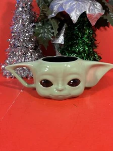 Baby Yoda 3D Face Big Ears Mug Cup Disney Star Wars Mandalorian Child Grogu - Picture 1 of 4