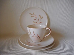 TAZA DE TÉ Y PLATILLO ROYAL DOULTON MEADOW GLOW D6443 MÁS DOS PLATOS - Imagen 1 de 2