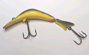 Señuelo de pesca vintage Brooks Reefer estilo pez plano - Imagen 1 de 19