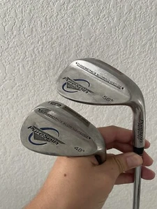 Pure Spin Diamond Face 48* Pitching & 56* Sand Wedge Set Steel RH - Picture 1 of 3