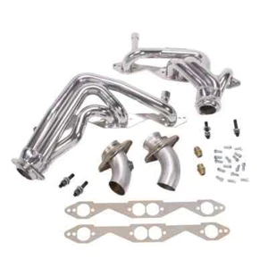 BBK Shorty Exhaust Headers Polished for 1993-1996 Chevy Impala SS 5.7L LT1 V8 - Picture 1 of 7