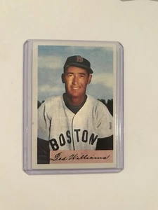 Ted Williams 1954 Reprint 1989 Bowman Baseball Card Boston Red Sox HOF - Picture 1 of 2