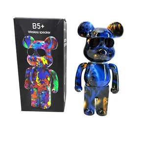 Brandneu B5 + Wireless Graffiti Bear Lautsprecher bunte Galaxie Weltraum Muster - Bild 1 von 15