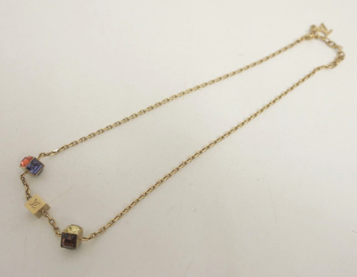 LOUIS VUITTON（LV） Autentica Collana LOUIS VUITTON Gamble Collana Catena Oro #36024