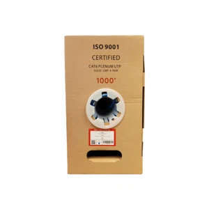 Cable púrpura a granel 1000 ft Cat6 Bulk Plenum CMP 550 Mhz 23 AWG - Imagen 1 de 7