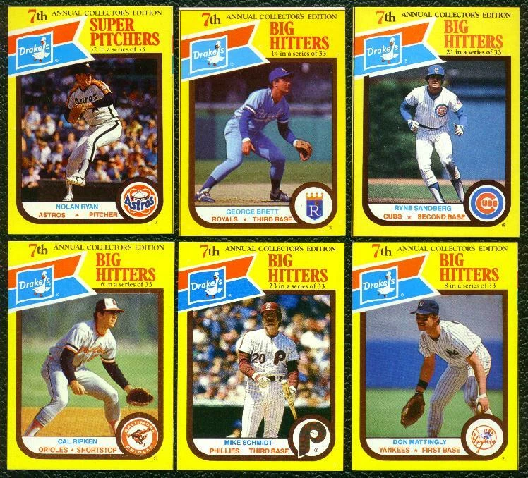 Cal Ripken #6 1987 Drake's - Image 1 of 1