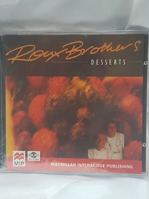 PC Vintage Collectors 2 CD-Rom Roux Brothers Desserts 40 Recipes Cook Tips NIB - Image 1 of 3