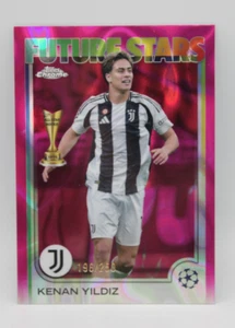 2024-25 Topps Chrome UEFA Club Competitions Pink Lava Kenan Yildiz /250 - Bild 1 von 3