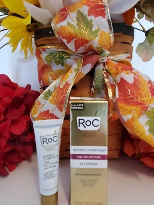 RoC ~ Retinol  Correxion  🌺 Line Smoothing Eye Cream 0.5 fl oz  ~ NEW ~ SEALED - Image 1 of 3