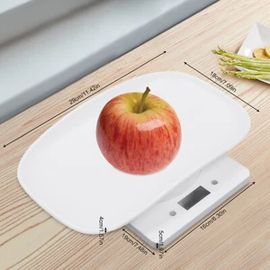10kg Digital Pet Scale to Measure Weigh New Born Puppy Kitten White US - Picture 1 of 7