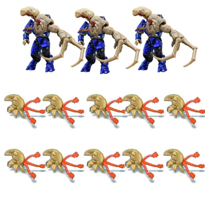 13pcs Mega Construx Halo Flood Infection Form Pod Infector Combat Form Elite - Image 1 of 4