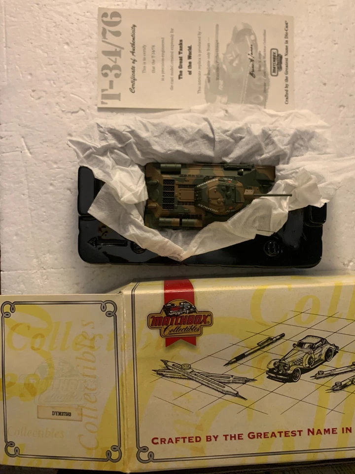 T-34/76 - GRANDES TANQUES DEL MUNDO - MATCHBOX COLECCIONABLES - DYM38022 Foto 1 de 1