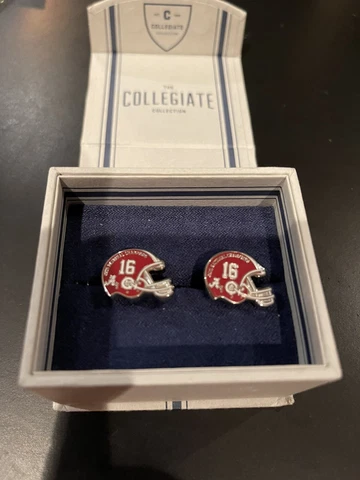 Alabama Crimson Tide 16th Championship  Cufflinks - Brand New Cover
