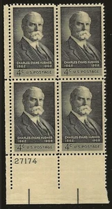 US Scott #1195, Plate Block #27174 1962 Charles Hughes 4c FVF MNH Lower Left - Picture 1 of 1