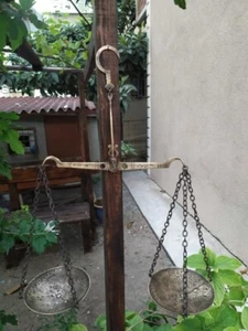 Antik Stil Messing Ottoman Waage Waage - Vintage Balkenwaage Dekor - Bild 1 von 8