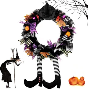 Halloween Kranz Haustür Deko - 26" Tür Hexenkränze Halloween - Bild 1 von 7