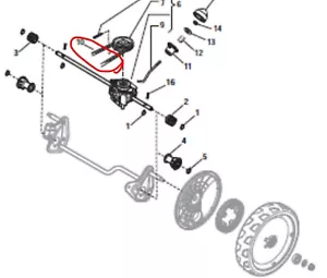 Mountfield Drive gearbox belt SP51 SP53H SP533 SP533ES HW511PD SP522 ES PD - Picture 1 of 2