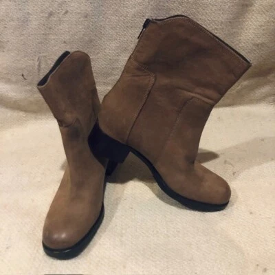 Size 7.5 Leather Chelsea Boot Lavorazione Artigiana Andre Studio High Ankle 38EU - Image 1 of 4