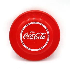 Vtg. 1975 Wham O Enjoy Coca-Cola Red 9.5" Inch Frisbee Disc Super Pro Master !!! - Picture 1 of 5
