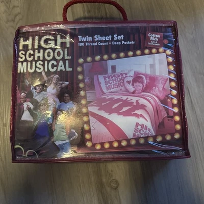 New Disney High School Musical Full Sheet Set Mint Bag 2009 Zac Efron Troy 180  - Image 1 of 2