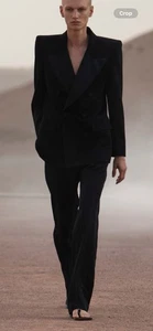 pantalone smoking uomo saint laurent a righe.  52/36. $1690 - Foto 1 di 11