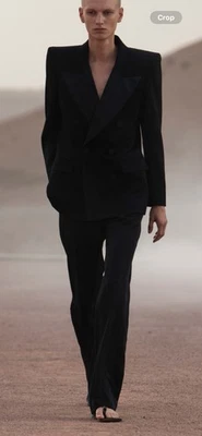 saint laurent mens Tuxedo Striped Pant.  52/36. $1690 - Image 1 of 4