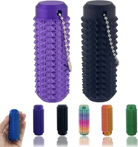 2PCS Little Ouchies Fidget, Portable Stim Tool, Pocket Mini Black+purple - Picture 1 of 7