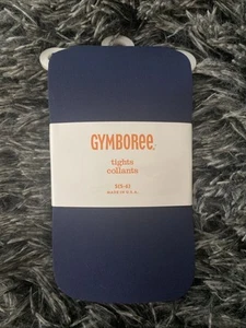 Gymboree Girl's Navy Blue Dark Tights Youth Size S 5-6 Nylon Spandex - Picture 1 of 2