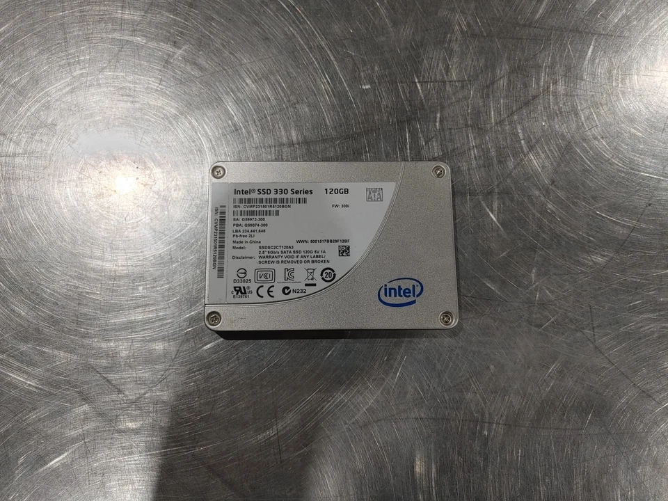 GOOD CONDITION intel SSD 330 Series 120GB SSD Tested Working - Image 1 of 2