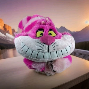 Peluche gatto Cheshire giocattolo morbido Disneyland Paris Alice nel paese delle meraviglie 16" rosa soffice - Foto 1 di 6