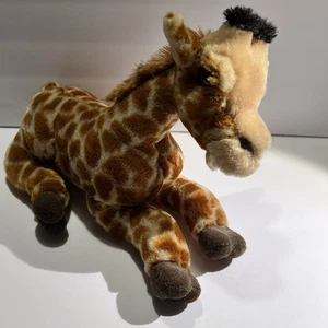 Busch Gardens Aurora Giraffa Peluche Giocattolo 12" con Etichette Serie Estinzione - Foto 1 di 11