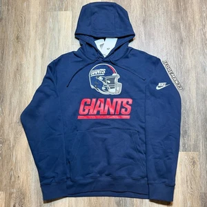 Nike Men's New York Giants College Navy Rewind Club Fleece Pullover Hoodie - Bild 1 von 8