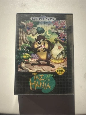 Taz-Mania (Sega Genesis, 1992) Completo con Manual Probado en Caja Original Auténtico  Foto 1 de 4