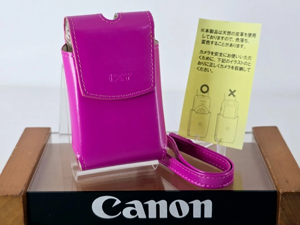 🌸[Top MINT] Canon IXY Digital Camera Case Pink From JAPAN - Image 1 of 4