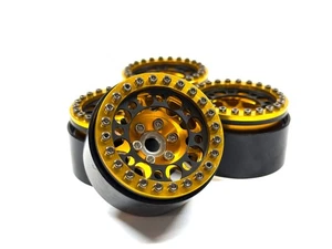 1.9 Aluminum Bead Lock Wheels w/ Hubs - Picture 1 of 4