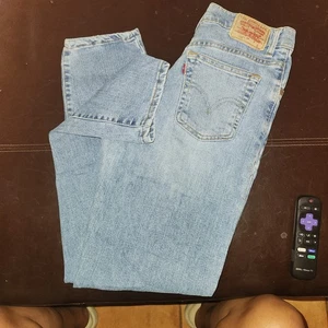 Vintage Y2k Levis Tri Blend Tapered 512 Stretch Jeans 6 Short Faded - Bild 1 von 13