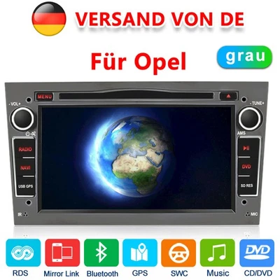 7''Autoradio 2DIN DVD GPS Navi Für Opel Astra Corsa C/D Vectra C Zafira B Signum - Bild 1 von 4