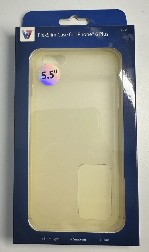 V7 FlexSlim Case for Iphone 6 Plus (Clear) BRAND NEW UNOPENED - Image 1 of 3