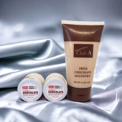 2 cremas corporales Perlier CHERRY & CHOCOLATE, 1 OZ. cada uno + Swiss Chocolate Meltdown Foto 1 de 4