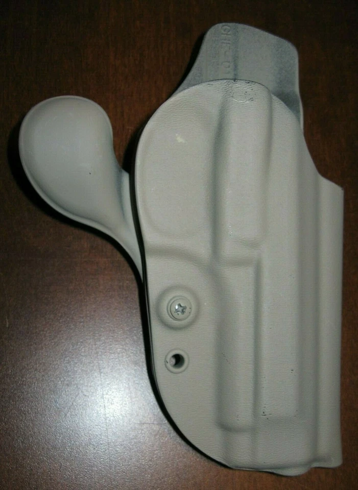 G-CODE GHE Mark VI belt slide security holster fits Beretta 92 FS M9 tan RH - Image 1 of 2