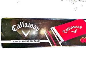 NEW Callaway Golf Golfing Closest-To-The-Pin Game Set With Balls & Flag Open Box - Picture 1 of 4