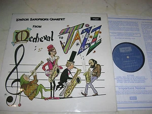 LONDON SAXOPHONE QUARTET From Medieval To Jazz ARGO´79 - Bild 1 von 3