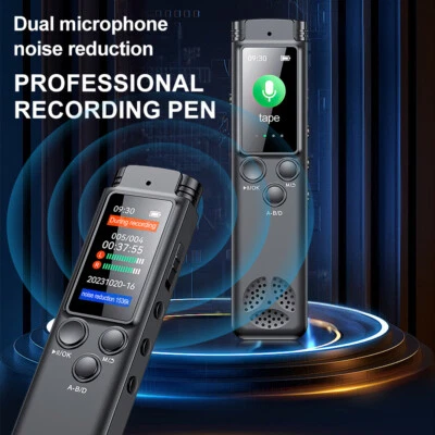 Voice Activated 64G Mini Spy Digital Sound Audio Recorder Dictaphone MP3 Player