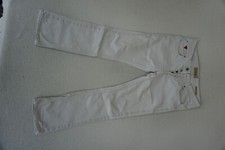 GUESS Vermont Slim Tapered Men's Jeans Pants 34/32 W34 L32 White Cream Used Top