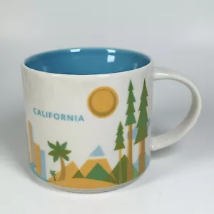 Taza Starbucks California You Are Here 2017 14 OZ interior azul - Imagen 1 de 5